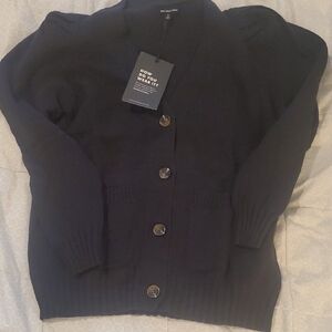 Who What Wear Black Cardigan Sweater